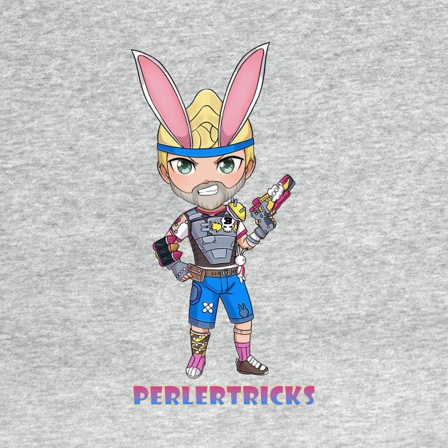 PerlerTricks chibi tina cosplay logo by PerlerTricks
